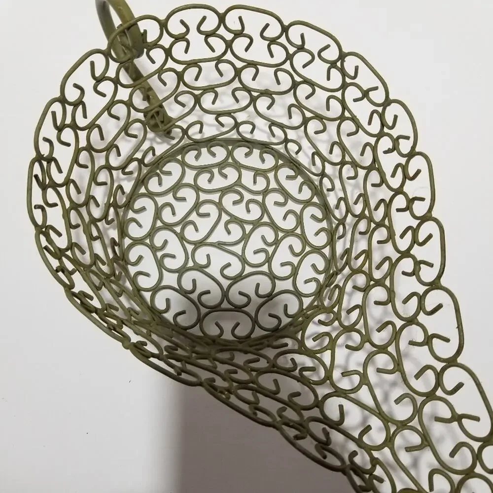 Wire Basket Kitchen Decor Gravy Boat Teapot Handle